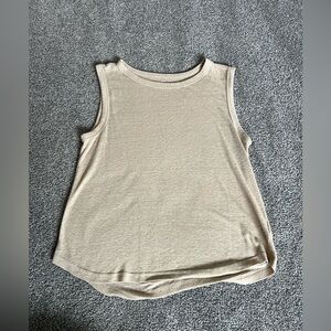 Gap Women’s Linen Blend Tank in New Sand Size Small